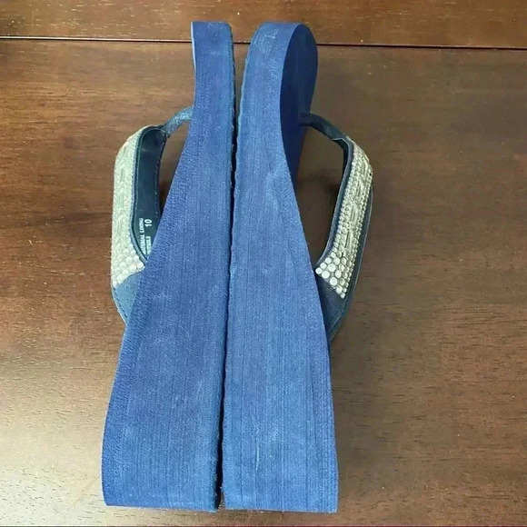 Yellow Box Platform Wedge Sandals - Picture 8 of 10